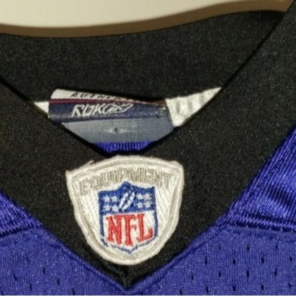 Baltimore Ravens #27 RAY RICE Reebok NFL Jersey Stitched YOUTH LARGE preowned - Picture 9 of 11